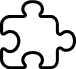Puzzle Teil als Icon für Passgenauigkeit