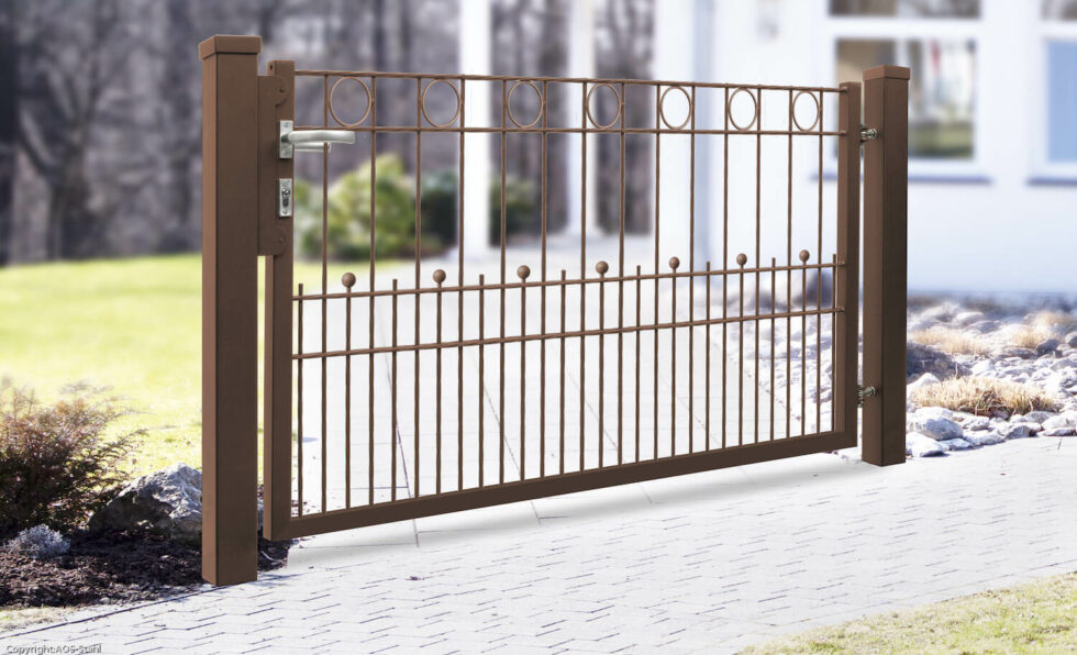 Gartentore aus Metall Schacht garden