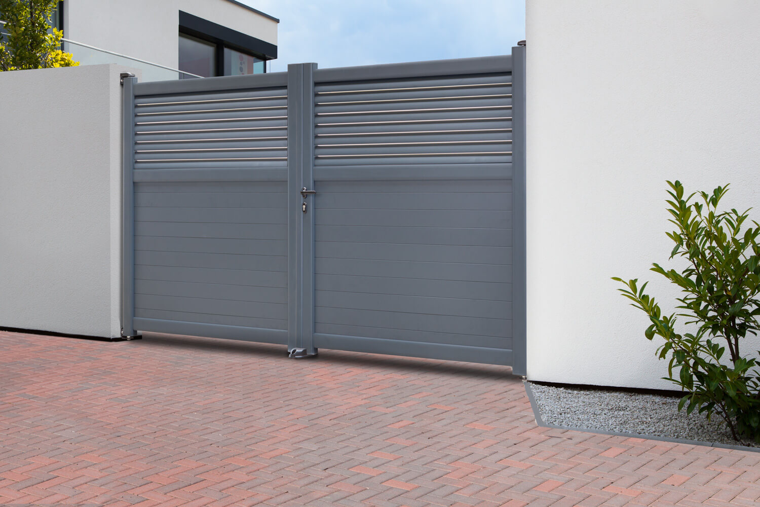 Schacht garden A1 ZaunPartner Torsysteme ALU Designtor ALURANGE KANSAS 2 Schacht garden A1 ZaunPartner Torsysteme ALU Designtor ALURANGE KANSAS 2