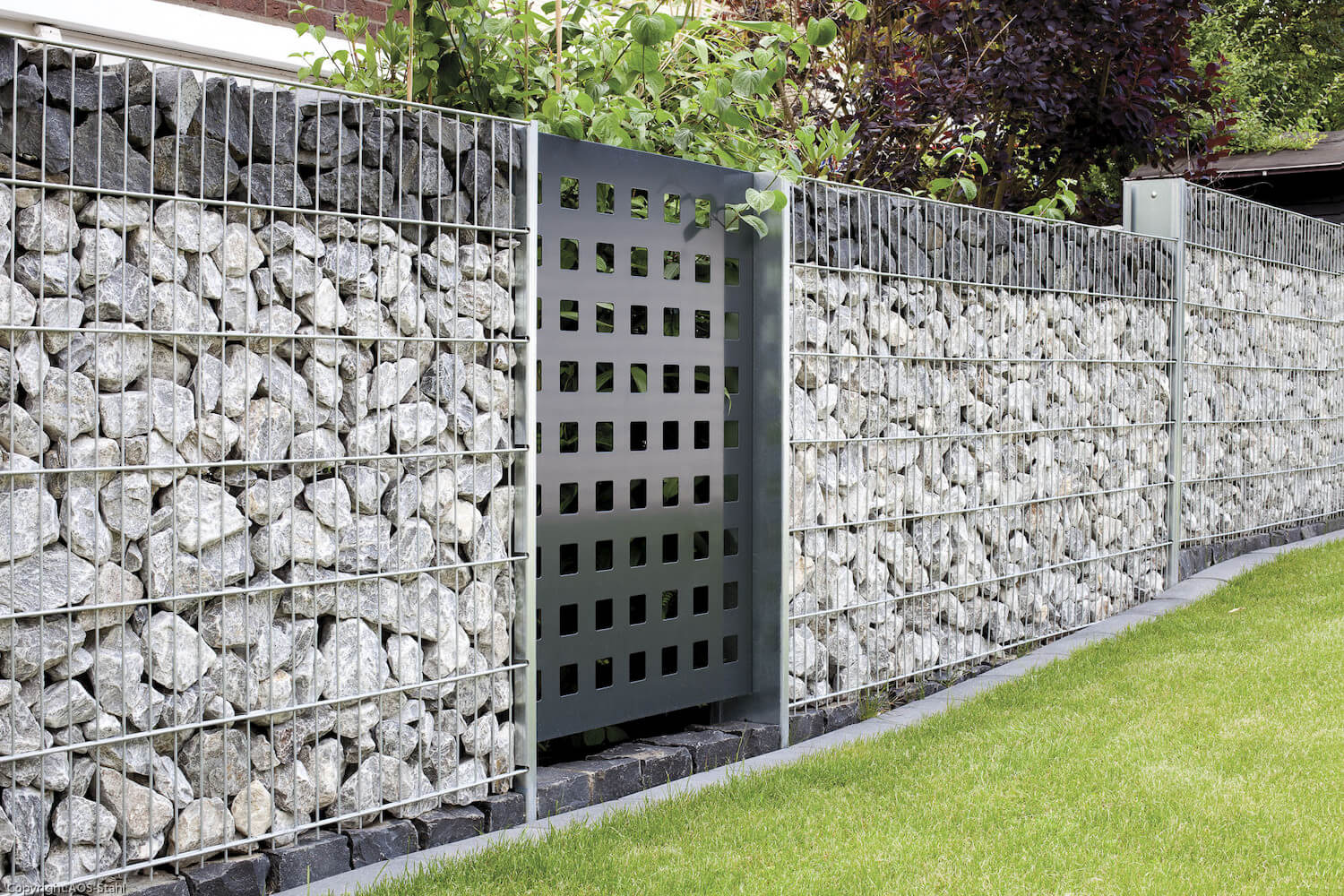Schacht garden A1 ZaunPartner Gabionenzaun-System SAPHIR 2 Schacht garden A1 ZaunPartner Gabionenzaun-System SAPHIR 2